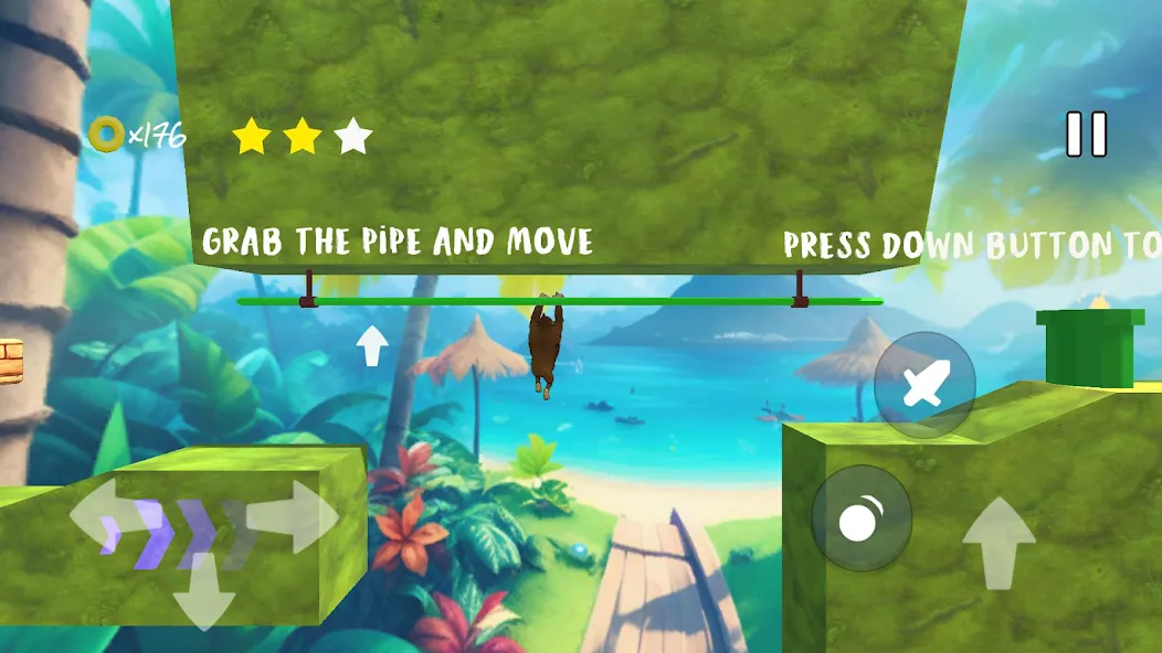 Monkey jungle run kong gorilla [MOD: безлимитные монеты и жизни] Screenshot 5