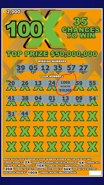 Lottery Scratchers Ticket Off [MOD: бесконечные монеты и выигрышные билеты] Screenshot 1