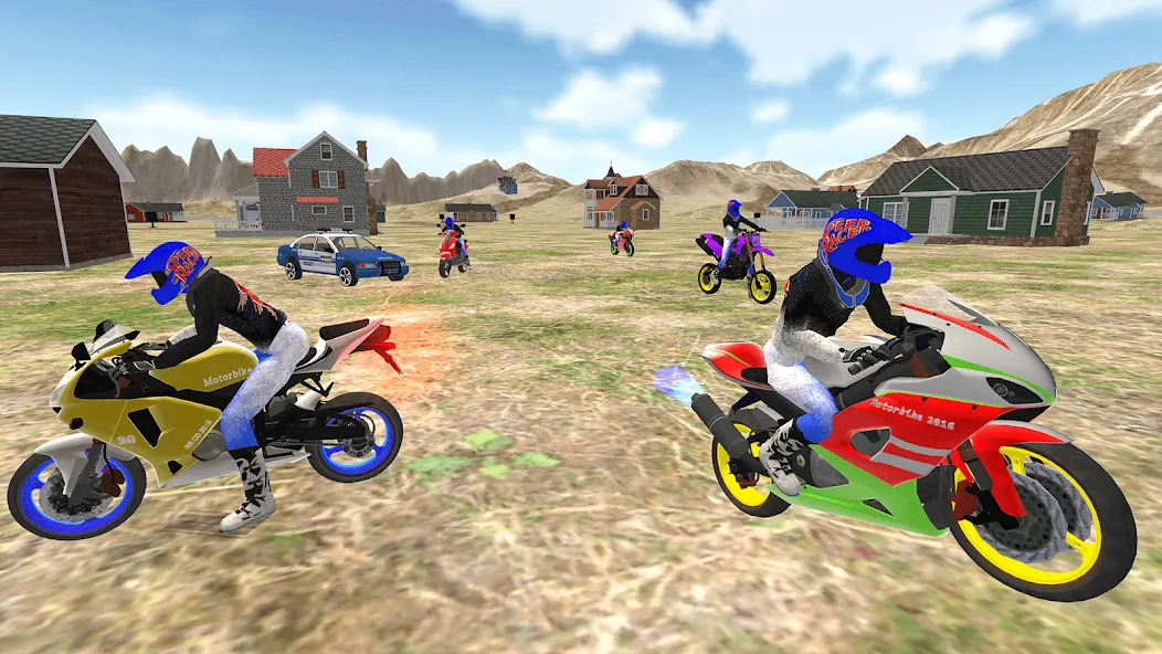 Real Moto Bike Racing Game [MOD: безлимитные деньги и все мотоциклы] Screenshot 1