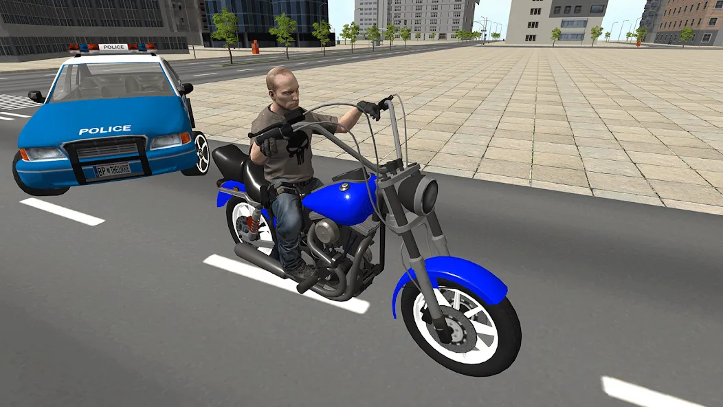 Bike Driving: Police Chase [MOD: безлимитные деньги и топливо] Screenshot 3