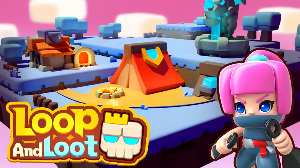 Loop &amp; Loot™: Merge RPG [MOD: безлимитные деньги и ресурсы] Screenshot 2