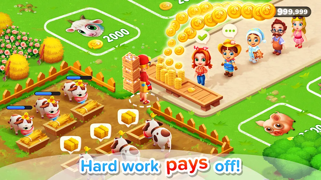 Family Farm Seaside [MOD: безлимитные монеты и ресурсы] Screenshot 3