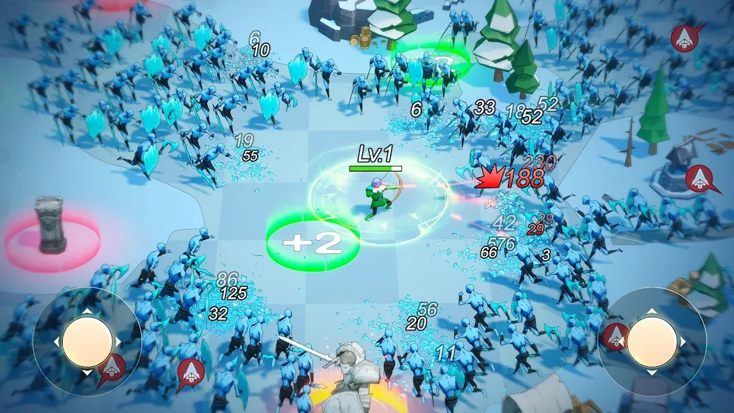 Frost &amp; Flame: King of Avalon [MOD: безлимитные ресурсы и ускорение] Screenshot 2