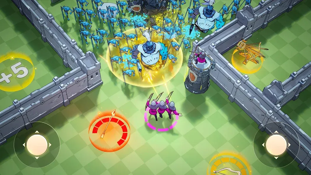 Frost &amp; Flame: King of Avalon [MOD: безлимитные ресурсы и ускорение] Screenshot 4