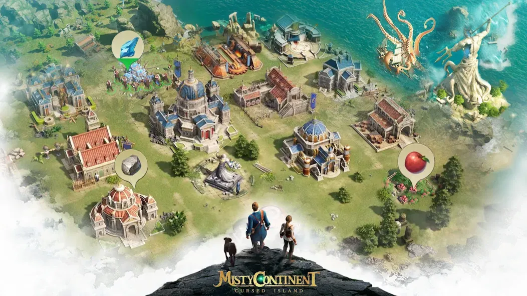 Misty Continent: Cursed Island [MOD: безлимитные ресурсы и энергия] Screenshot 1