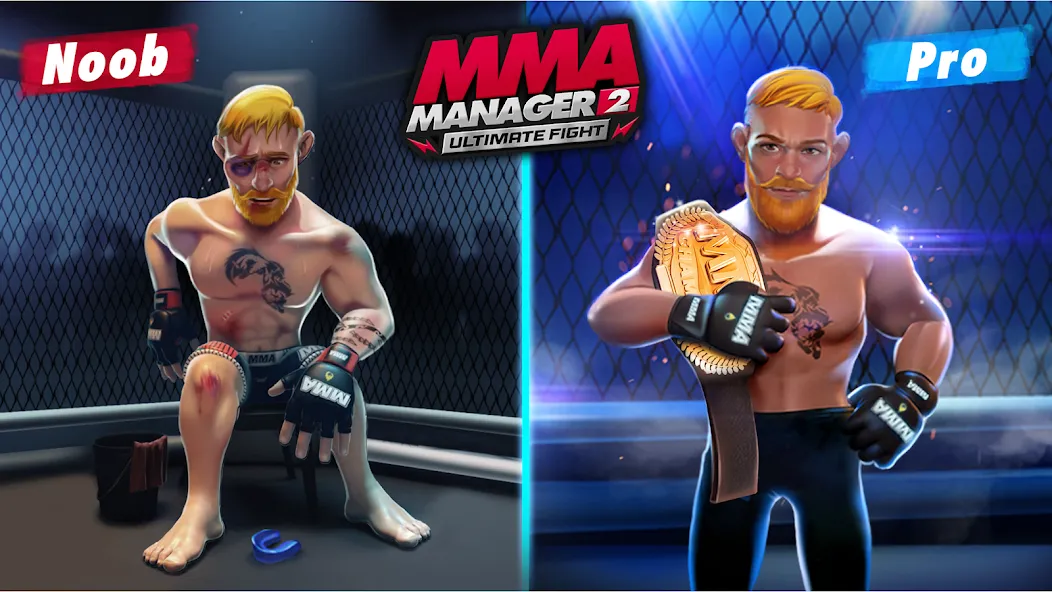 MMA Manager 2: Ultimate Fight [MOD: безлимитные деньги и энергия] Screenshot 1