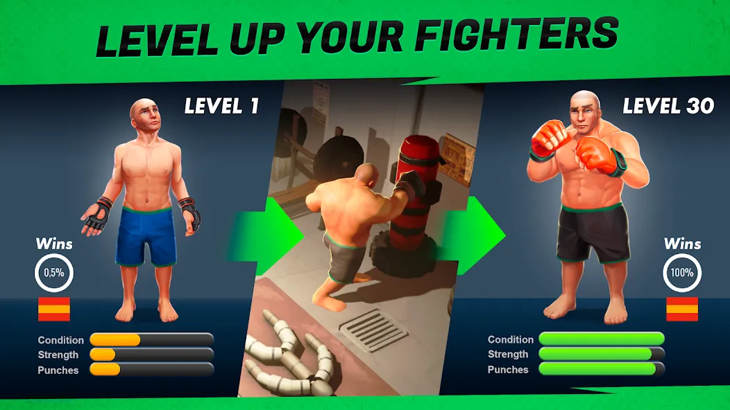 MMA Manager 2: Ultimate Fight [MOD: безлимитные деньги и энергия] Screenshot 2