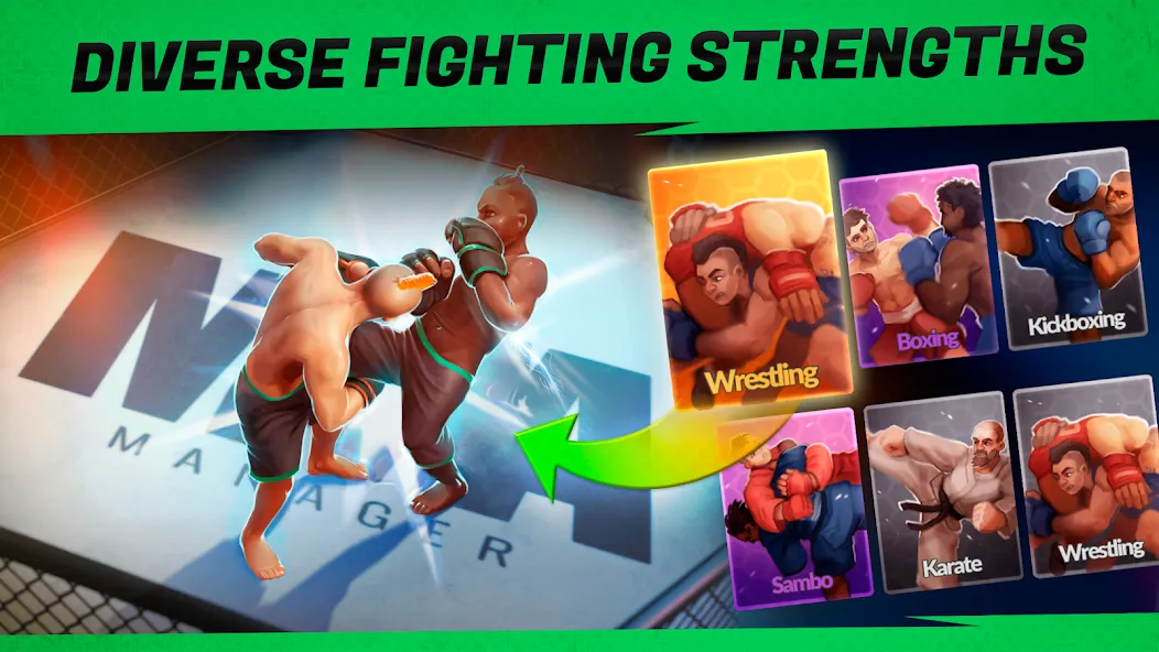 MMA Manager 2: Ultimate Fight [MOD: безлимитные деньги и энергия] Screenshot 4