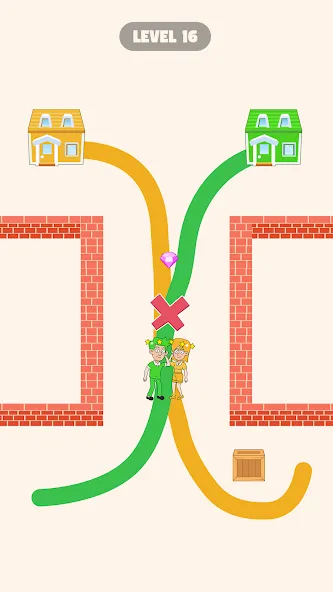 Draw To Home [MOD: открыты все уровни и подсказки] Screenshot 2
