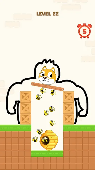 Save The Dog [MOD: без рекламы и бесконечные жизни] Screenshot 1