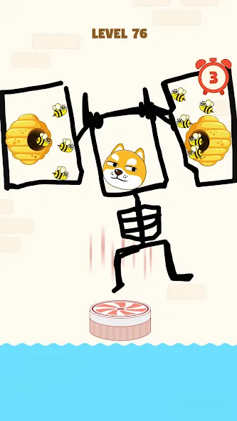 Save The Dog [MOD: без рекламы и бесконечные жизни] Screenshot 3