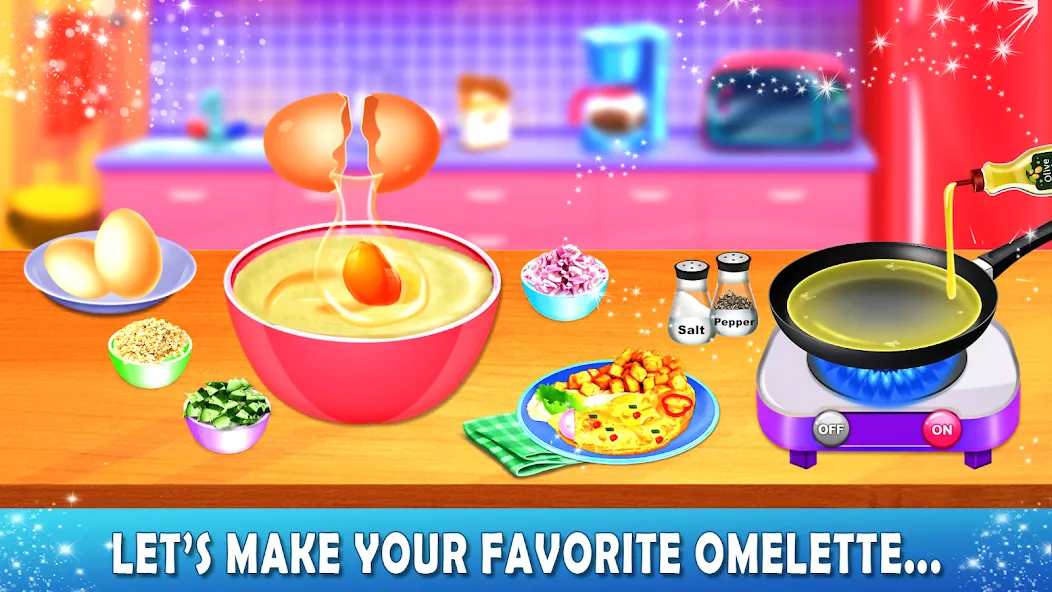 Lunch Box cooking Games 2023 [MOD: безлимитные деньги и все рецепты открыты] Screenshot 3