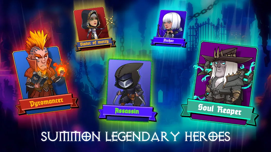 Dungeon: Age of Heroes [MOD: безлимитные ресурсы и мощные герои] Screenshot 5