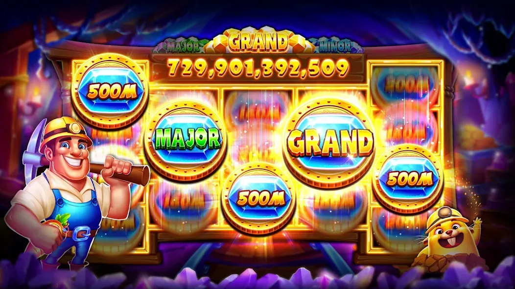 Jackpot Wins - Slots Casino [MOD: безлимитные монеты и джекпоты] Screenshot 2