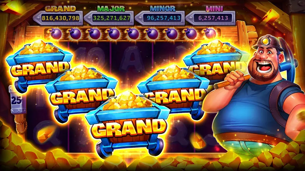Jackpot Wins - Slots Casino [MOD: безлимитные монеты и джекпоты] Screenshot 5