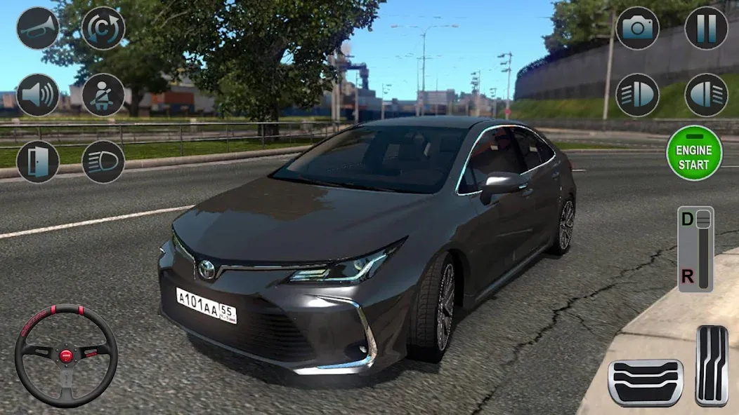 Fury Driving School: Car Game [MOD: безлимитные деньги и топливо] Screenshot 1