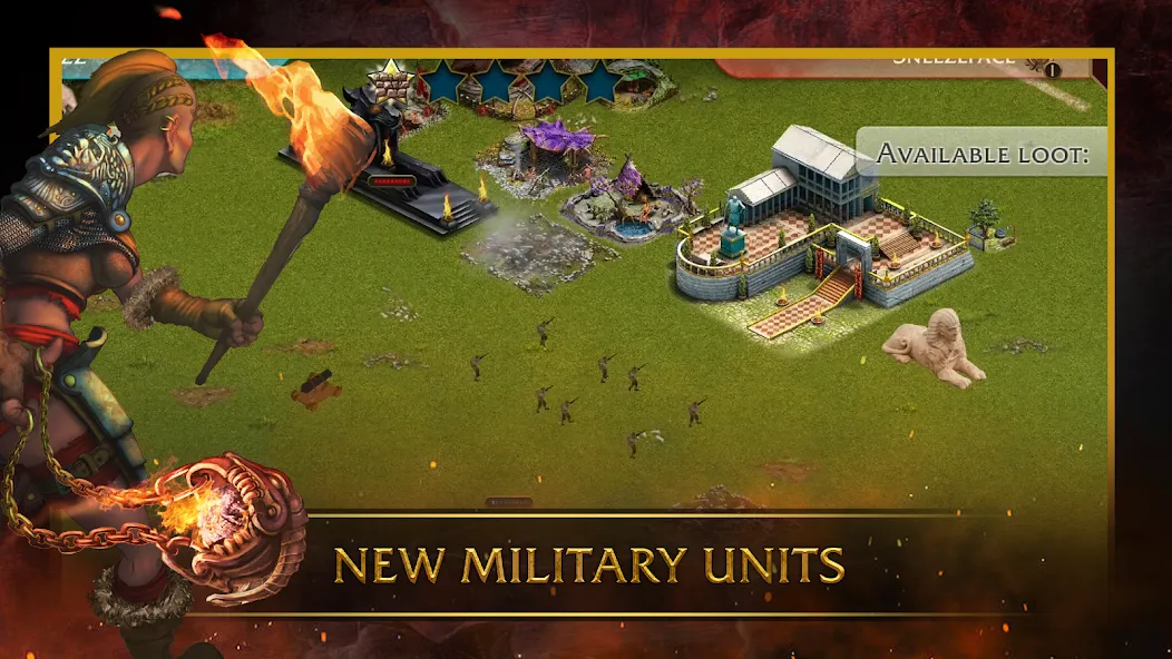 Rage War Battle History [MOD: безлимитные деньги и ресурсы] Screenshot 5
