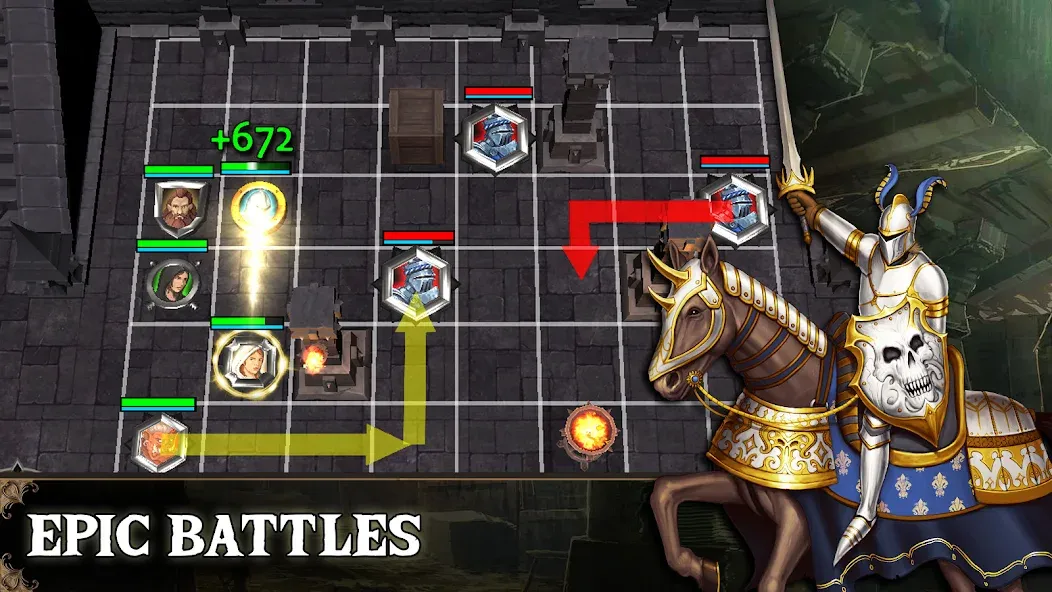 Demon God: Turn-Based Strategy [MOD: безлимитные ресурсы и усиленные герои] Screenshot 1