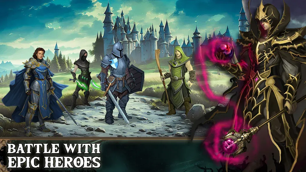 Demon God: Turn-Based Strategy [MOD: безлимитные ресурсы и усиленные герои] Screenshot 3
