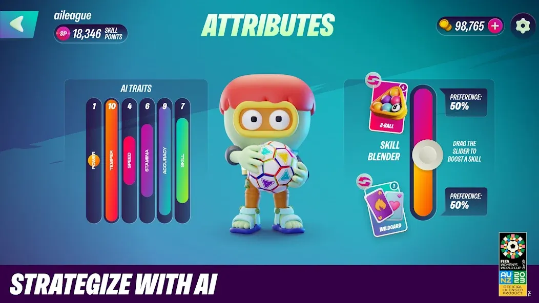 FIFA World Cup AI League [MOD: безлимитные монеты и энергия] Screenshot 3