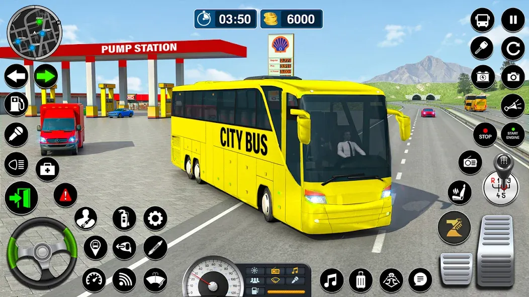 Bus Simulator Game: Coach Game [MOD: безлимитные деньги и топливо] Screenshot 3
