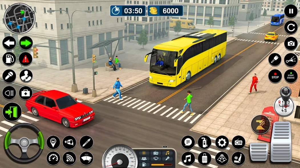 Bus Simulator Game: Coach Game [MOD: безлимитные деньги и топливо] Screenshot 4