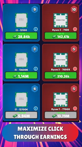 Gpu Tycoon Clicker : Game 2.0 [MOD: много денег для развития] Screenshot 5