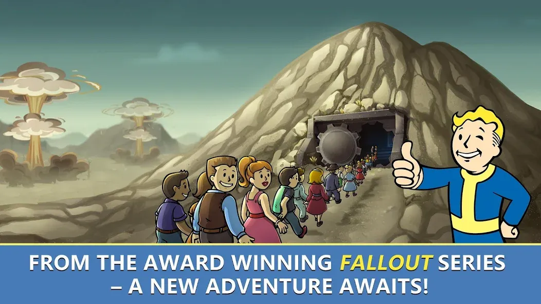 Fallout Shelter Online [MOD: безлимитные ресурсы и мощные герои] Screenshot 1