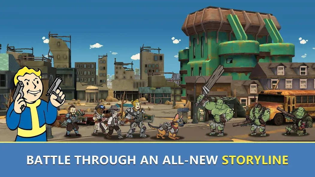 Fallout Shelter Online [MOD: безлимитные ресурсы и мощные герои] Screenshot 2