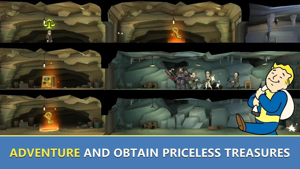 Fallout Shelter Online [MOD: безлимитные ресурсы и мощные герои] Screenshot 5