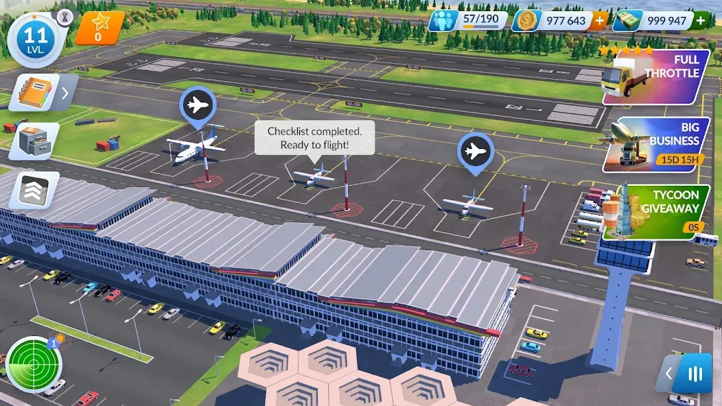 Transport Manager: Idle Tycoon [MOD: безлимитные деньги и топливо] Screenshot 1