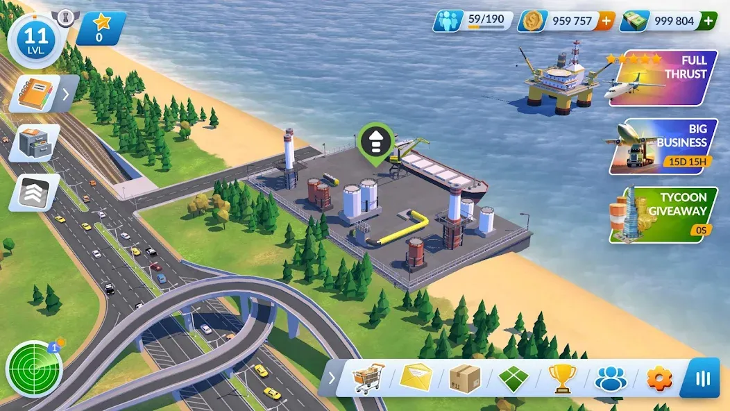 Transport Manager: Idle Tycoon [MOD: безлимитные деньги и топливо] Screenshot 3