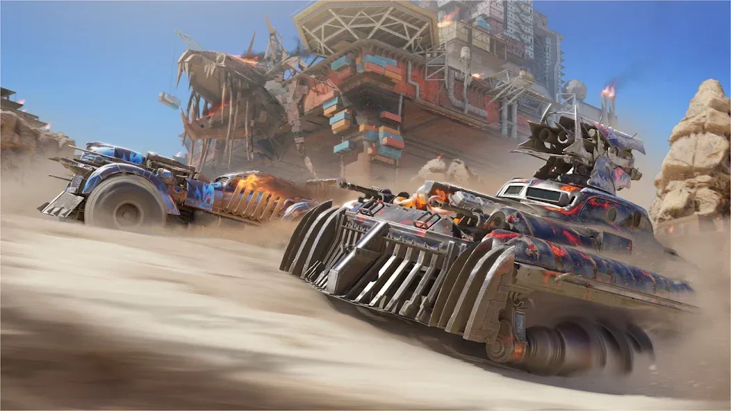Crossout Mobile - PvP Action [MOD: много денег и мощное оружие] Screenshot 1