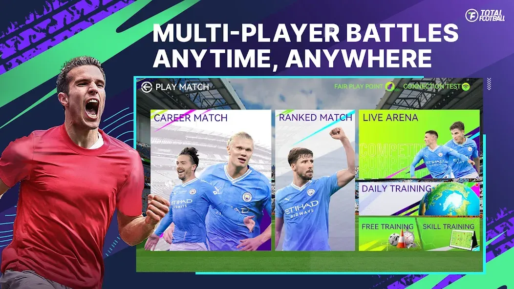 Total Football [MOD: безлимитные монеты и все игроки открыты] Screenshot 5