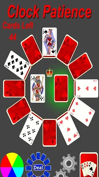Clock Patience Solitaire [MOD: подсказки и безлимитные ходы] Screenshot 4