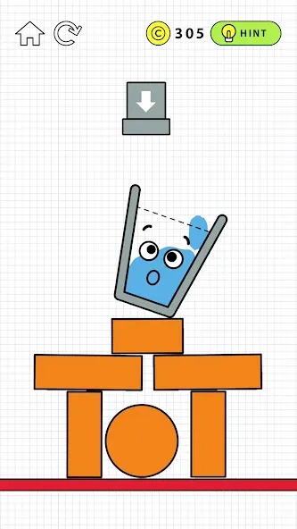 Happy Glass [MOD: безлимитные подсказки и все уровни открыты] Screenshot 1