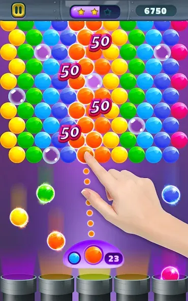 Action Bubble Game [MOD: безлимитные жизни и монеты] Screenshot 3