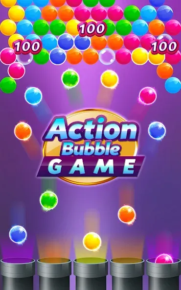 Action Bubble Game [MOD: безлимитные жизни и монеты] Screenshot 5