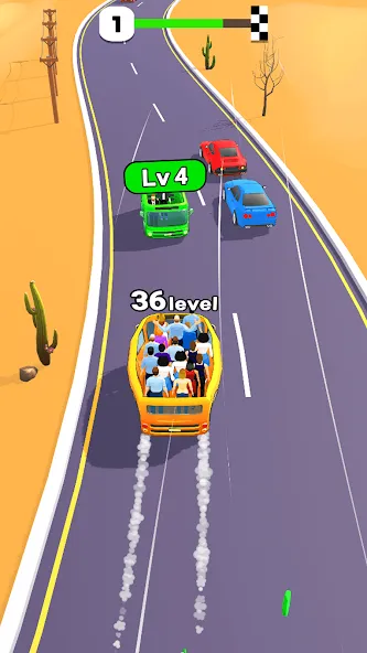 Level Up Bus [MOD: безлимитные деньги и топливо] Screenshot 3