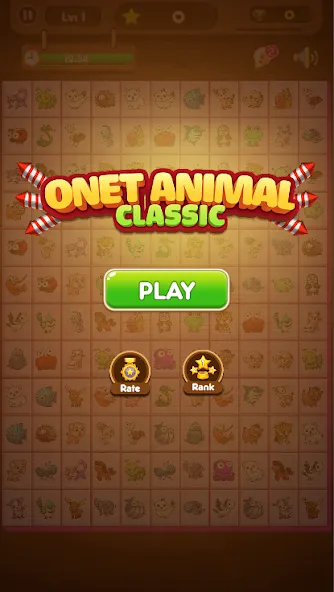 Onet Connect Animal Game [MOD: безлимитные подсказки и отмены ходов] Screenshot 1