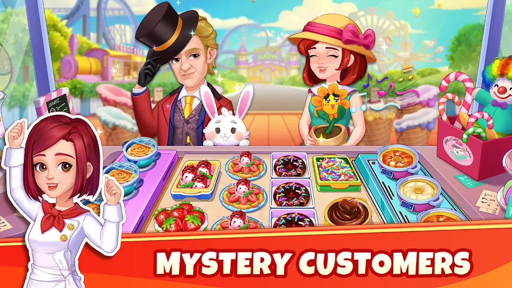 Cooking Wonder-Restaurant Game [MOD: безлимитные монеты и алмазы] Screenshot 4