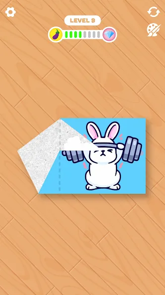 Paper Fold [MOD: все уровни и подсказки открыты] Screenshot 1