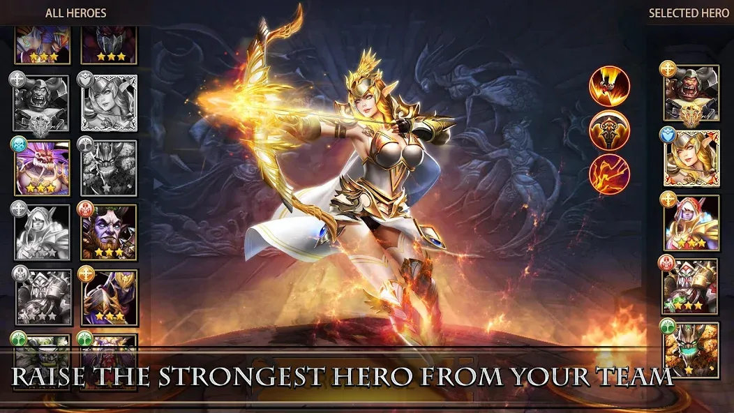 Trials of Heroes: Idle RPG [MOD: много денег и алмазов] Screenshot 1