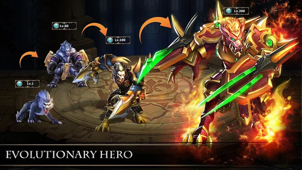 Trials of Heroes: Idle RPG [MOD: много денег и алмазов] Screenshot 3