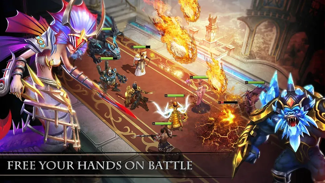 Trials of Heroes: Idle RPG [MOD: много денег и алмазов] Screenshot 4