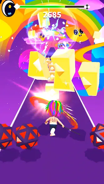 6ix9ine Runner [MOD: безлимитные деньги и жизни] Screenshot 1