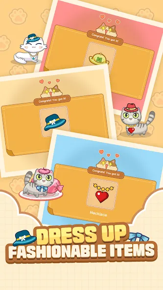 Cat Time - Cat Game, Match 3 [MOD: безлимитные монеты и жизни] Screenshot 4