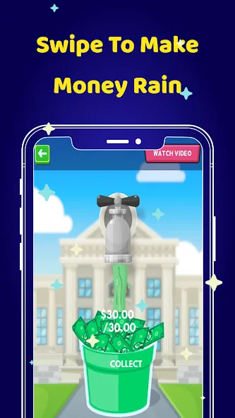Money Clicker Game -Money Rain [MOD: безлимитные деньги и бустеры] Screenshot 4