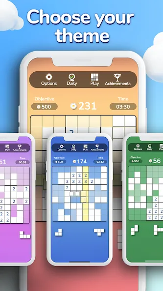 Blodoku [MOD: без рекламы и бесконечные подсказки] Screenshot 2