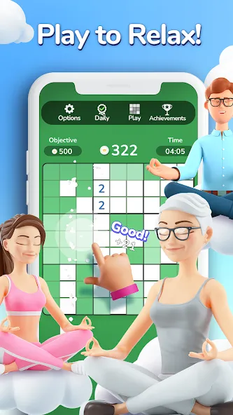 Blodoku [MOD: без рекламы и бесконечные подсказки] Screenshot 3